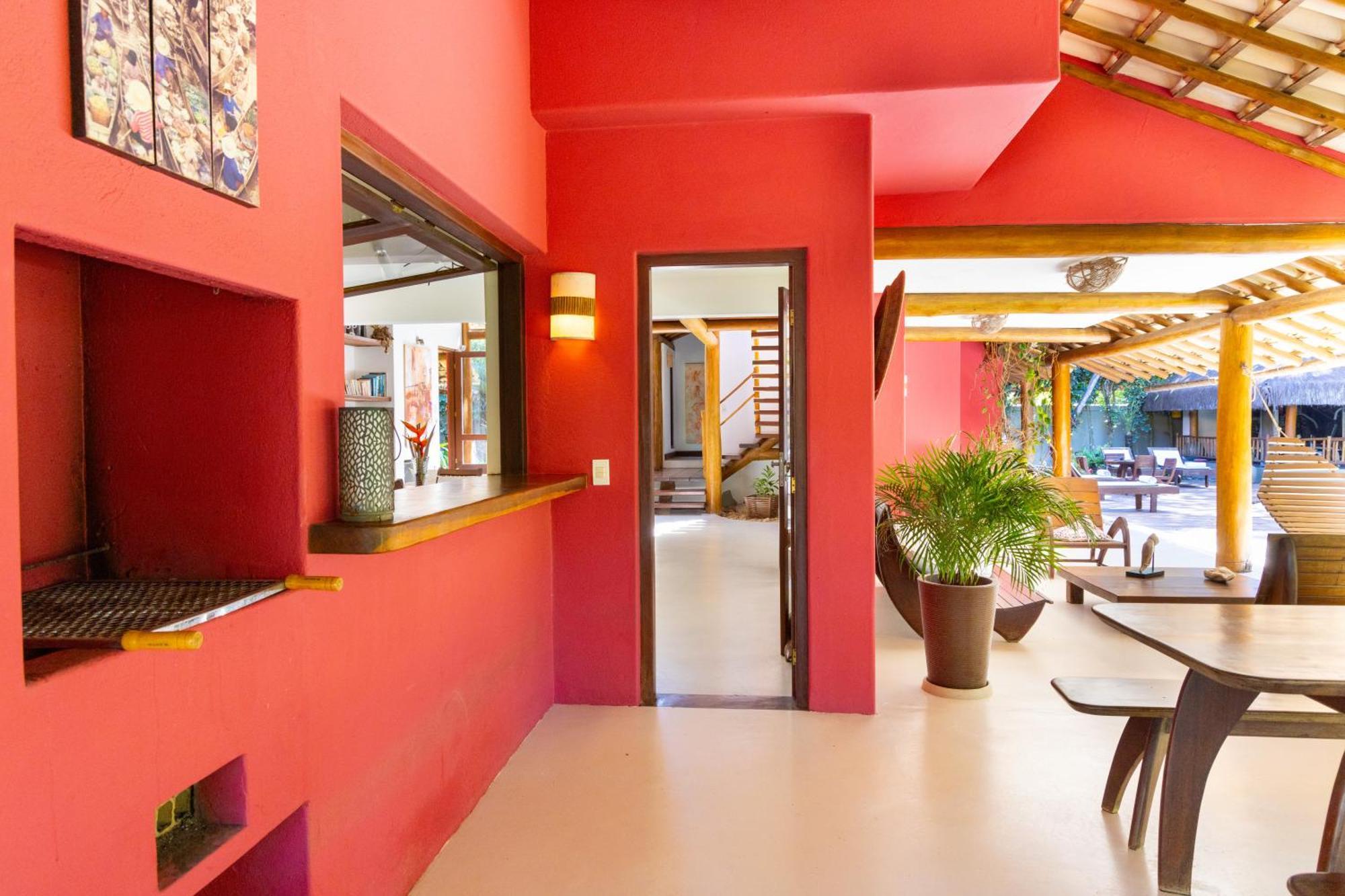 포르투세구로 Casa Rosa Coqueiros 빌라 외부 사진